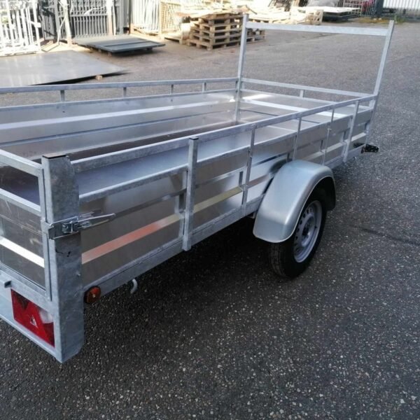 Remorque simple essieu aluminium 300x132 cm