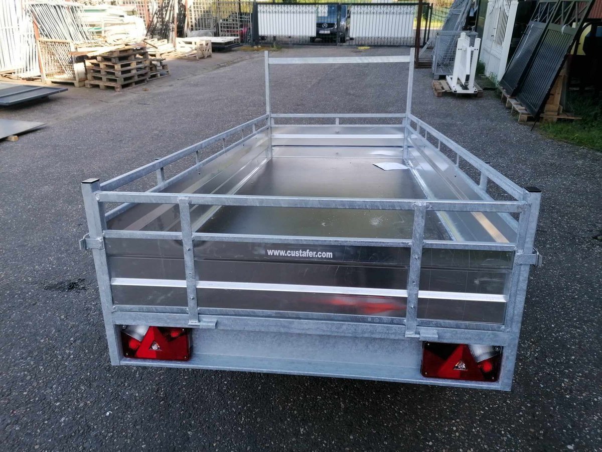 Remorque simple essieu aluminium 300x132 cm – Image 2