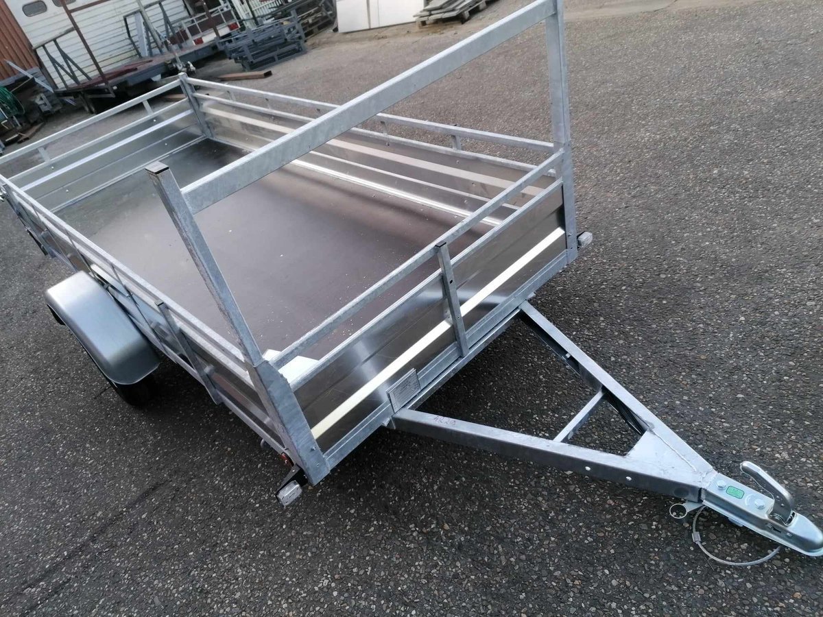 Remorque simple essieu aluminium 300x132 cm – Image 5