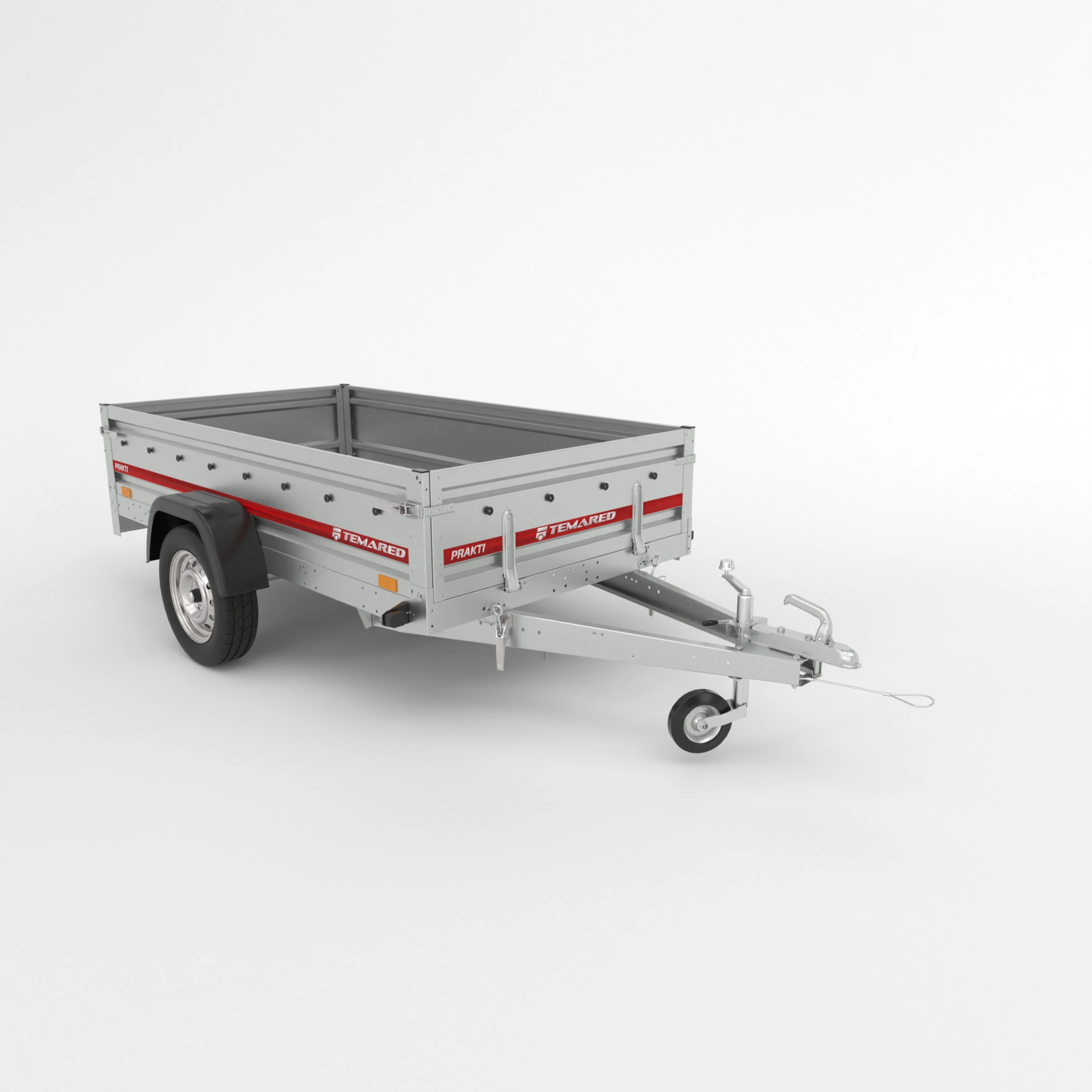 Remorque bagagère simple essieu Temared Prakti Alu 2312