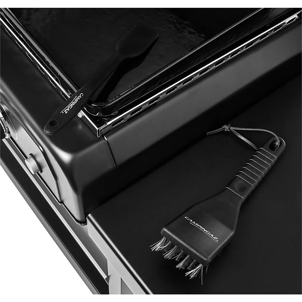 Plancha gaz CAMPINGAZ BLUE FLAME EXLD 2 brûleurs sur chariot, 60x40 cm – Image 3