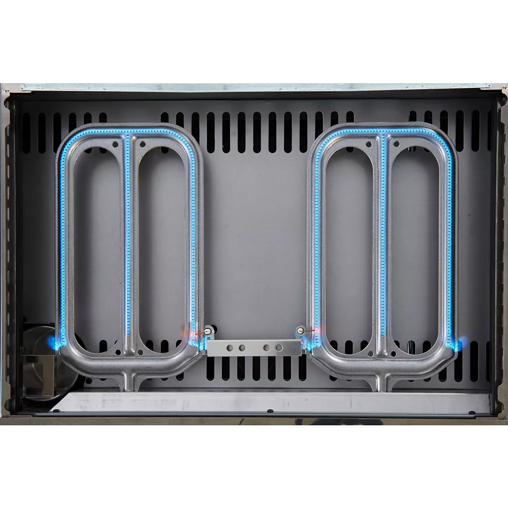 Plancha gaz CAMPINGAZ BLUE FLAME EXLD 2 brûleurs sur chariot, 60x40 cm – Image 6