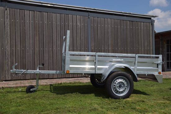 Remorque 200x100 cm aluminium simple essieu