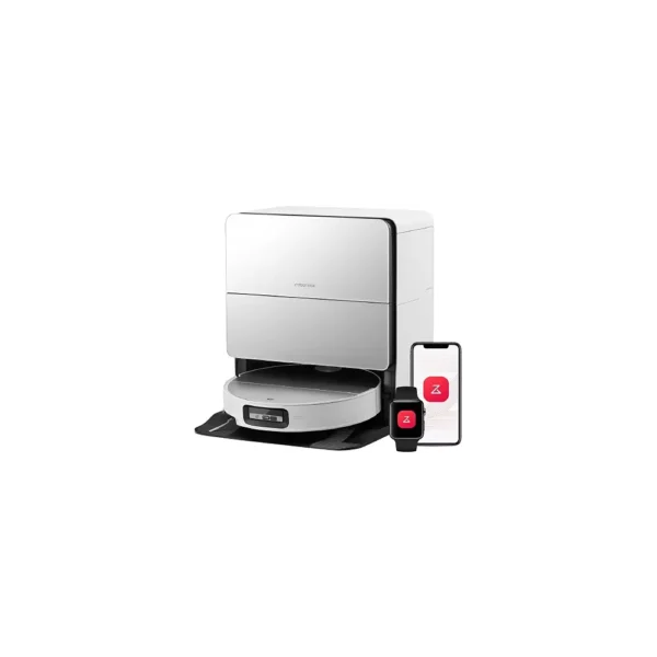 Robot Aspirateur Laveur ROBOROCK Saros 10 blanc