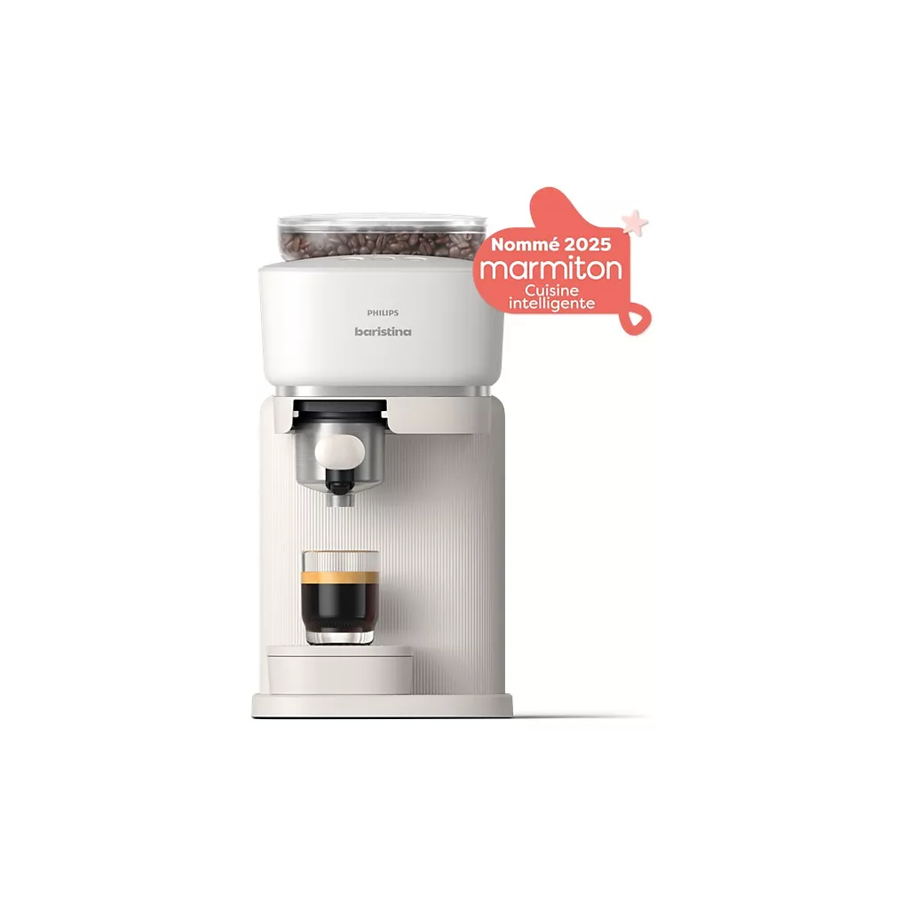 Machine à expresso PHILIPS Baristina BAR300/00 cafetière à grain Blanche – Image 10