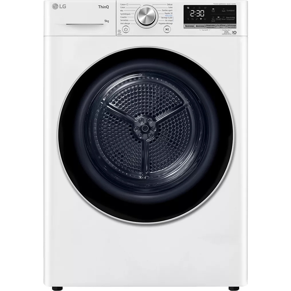 Sèche linge pompe à chaleur LG RH9V51WH – Image 12