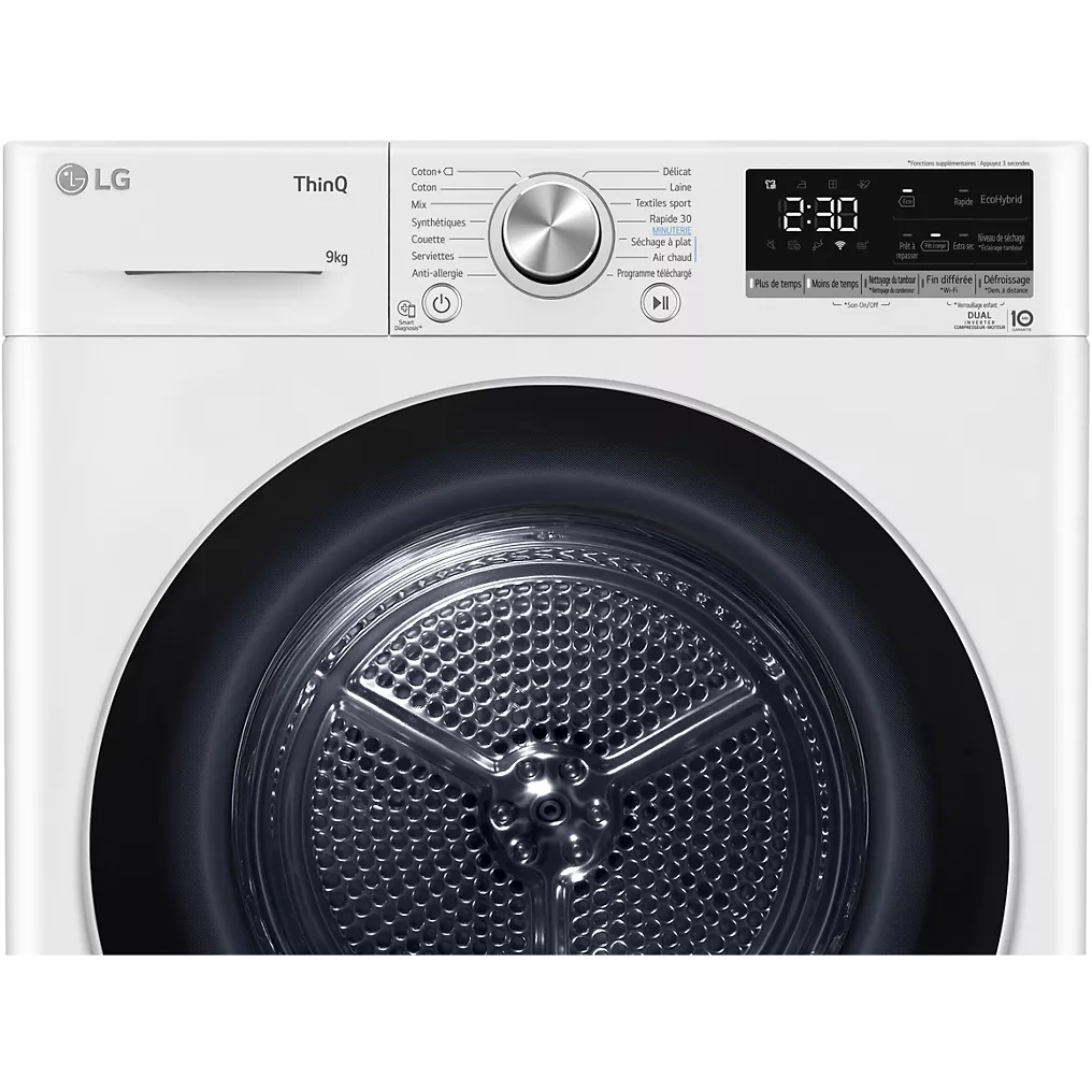 Sèche linge pompe à chaleur LG RH9V51WH – Image 10