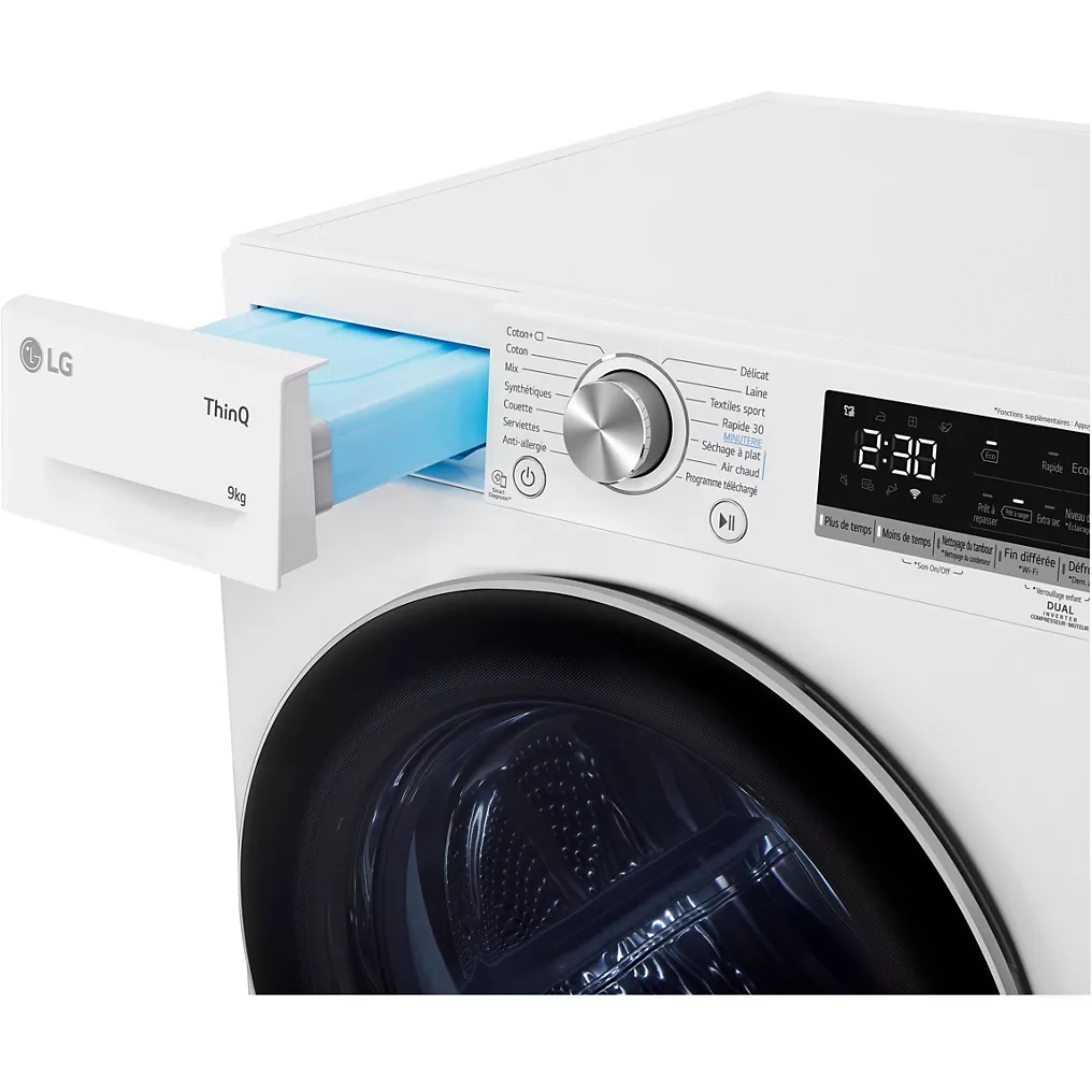 Sèche linge pompe à chaleur LG RH9V51WH – Image 9