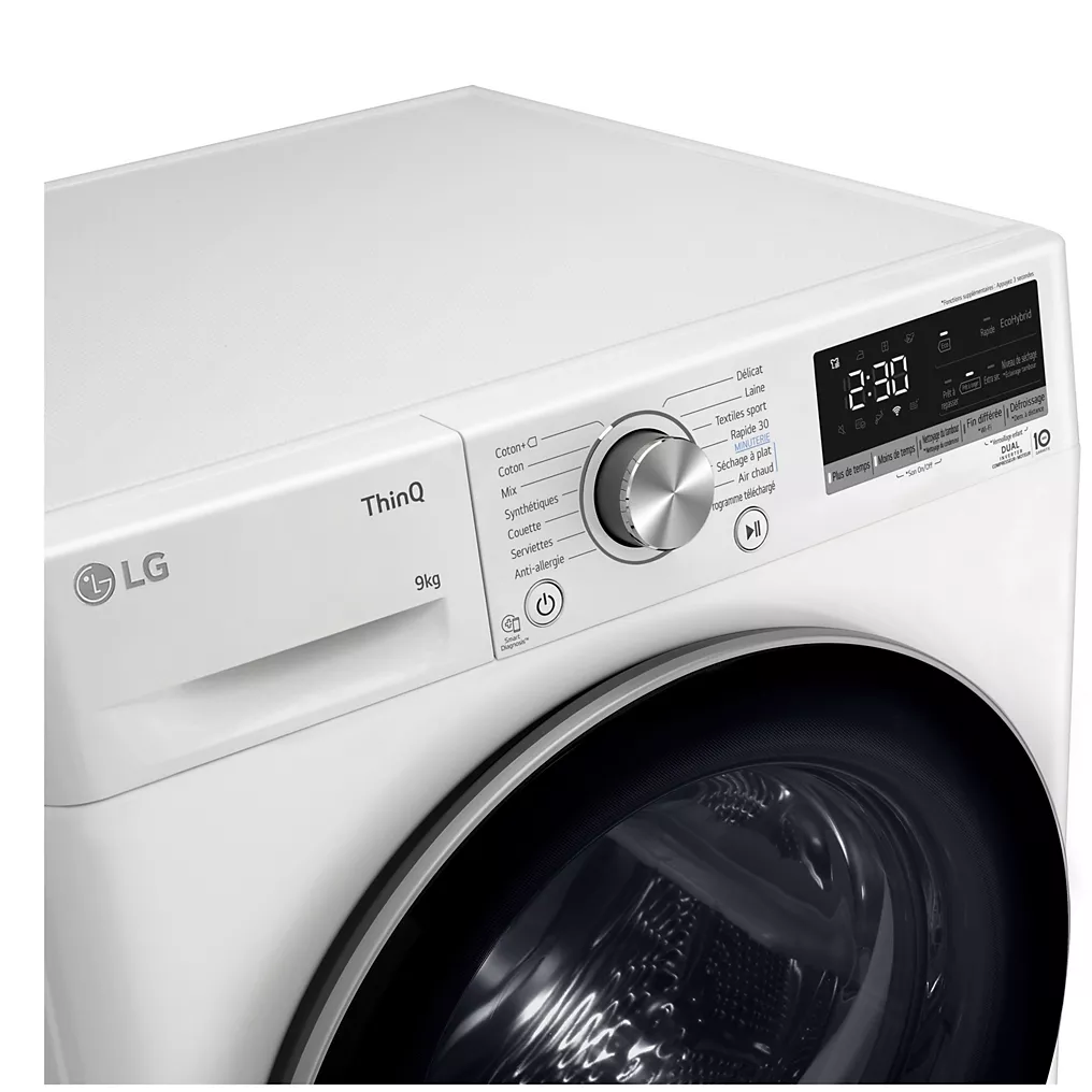 Sèche linge pompe à chaleur LG RH9V51WH – Image 6