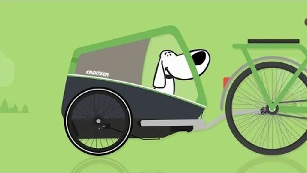 Remorque vélo pour chiens Croozer Dog Enna sundown yellow – Image 2