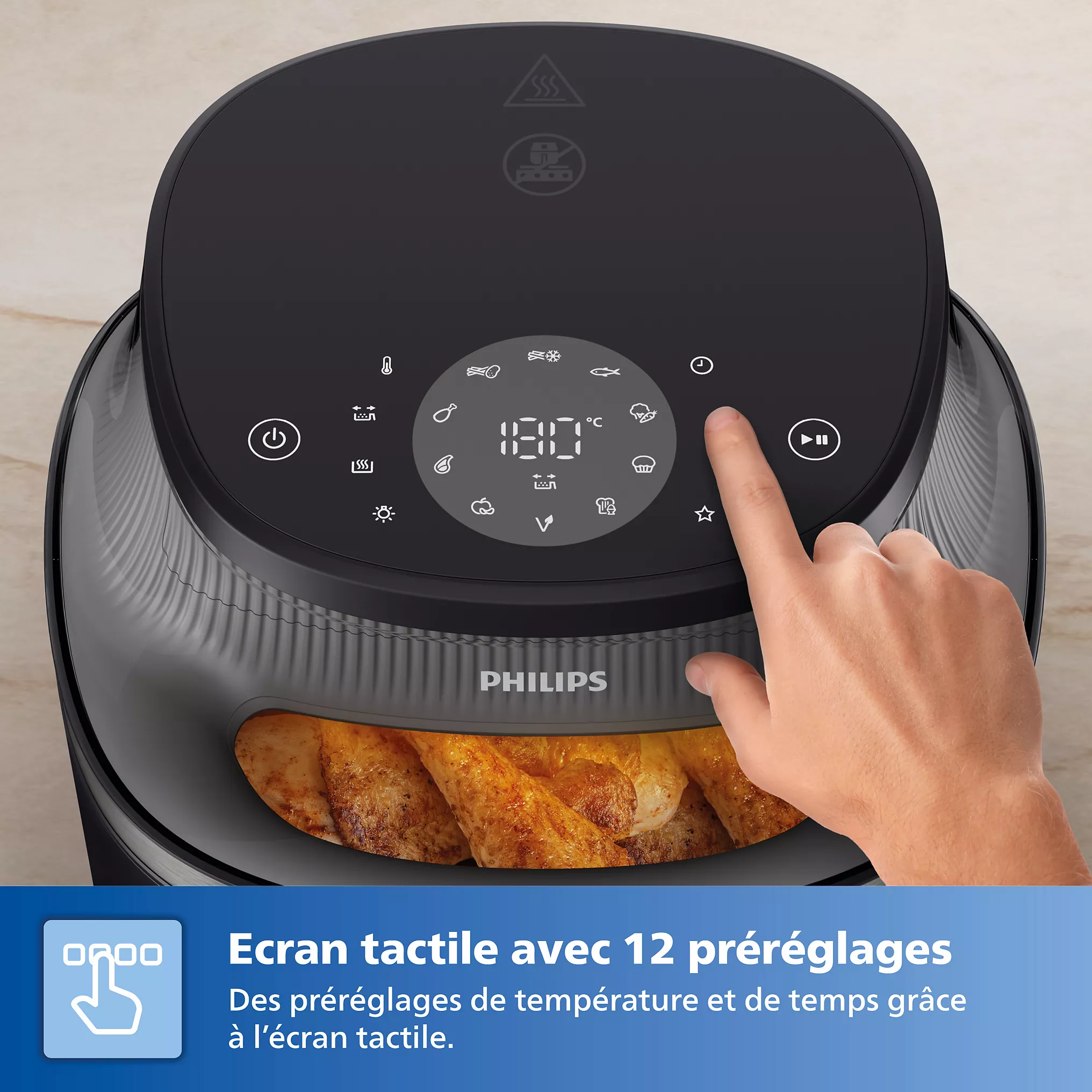 Airfryer PHILIPS Série 3000 6.2L NA332/00 – Image 5