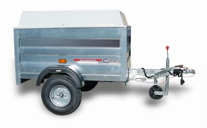 Remorque 1 essieu Cresci H4