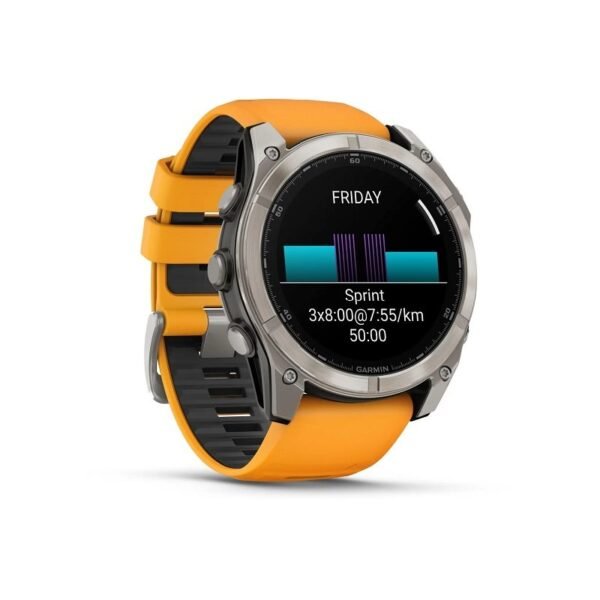 Montre Garmin Fenix 8 AMOLED Sapphire Titane 51mm