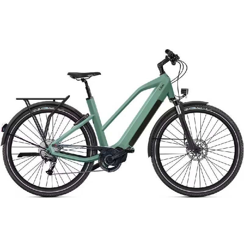 VTC Électrique O2feel iSwan Explorer Boost Mid 6.1 Shimano Alivio 9V 540 Wh