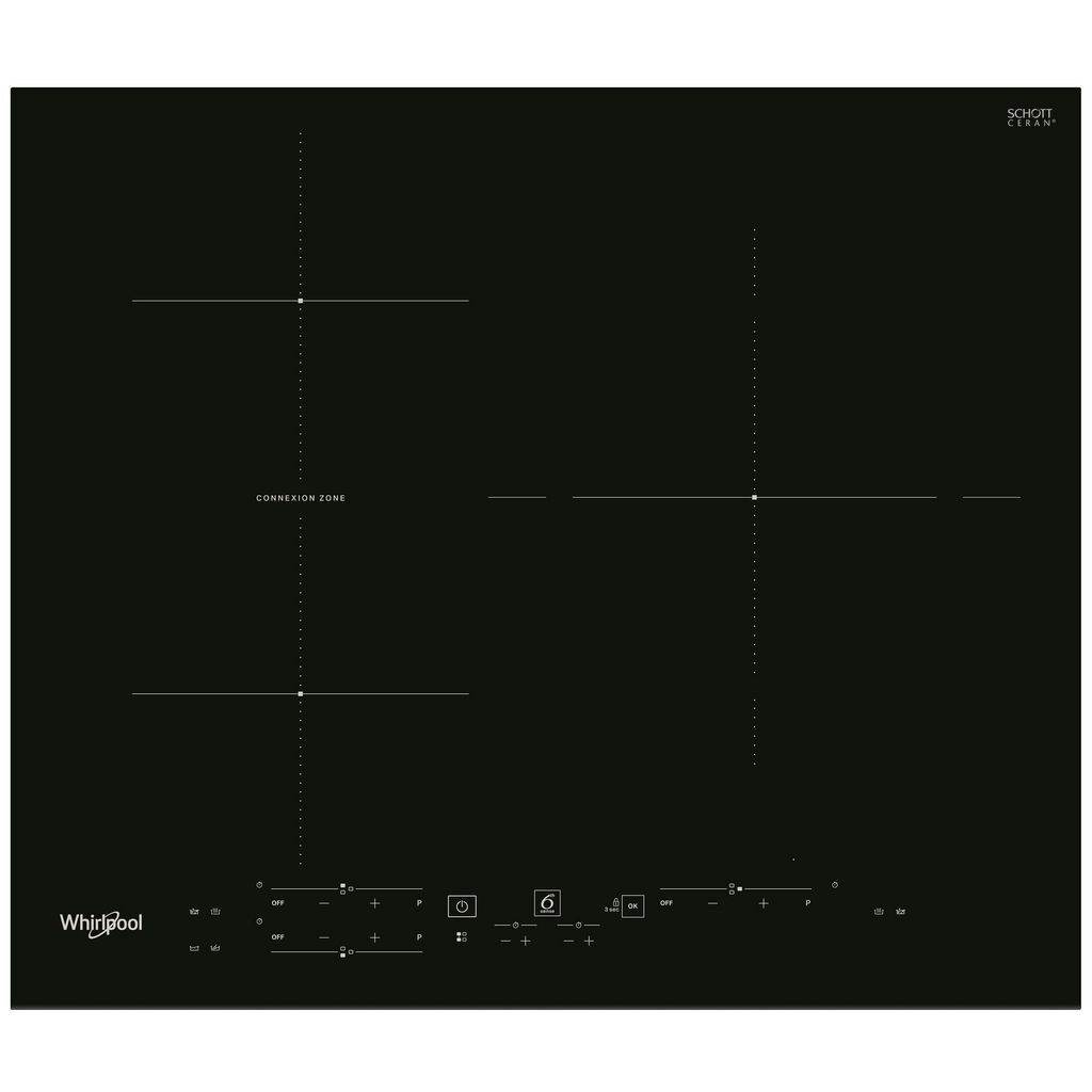 Plaque induction WHIRLPOOL WBB3760BF 56cm Connection Zone