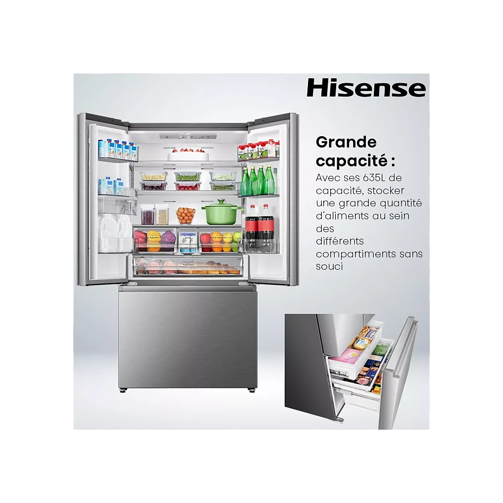 Réfrigérateur multi portes HISENSE RF815N4SWSE