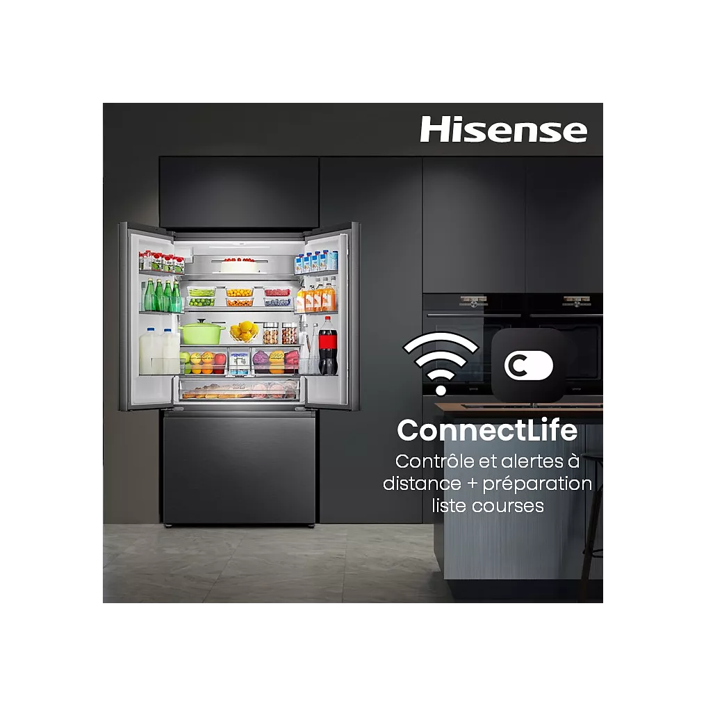 Réfrigérateur multi portes HISENSE RF815N4SWSE – Image 3