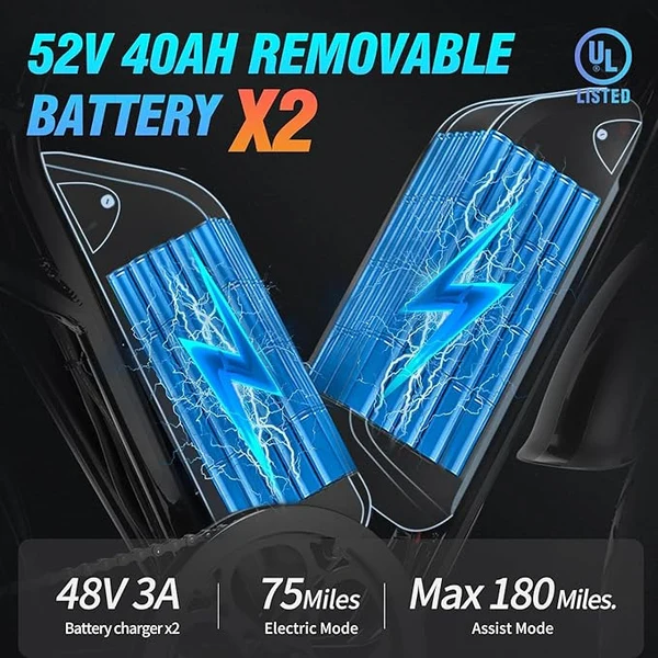 Vélo électrique Ridstar Q20 Pro 2000W gros pneu – Image 7