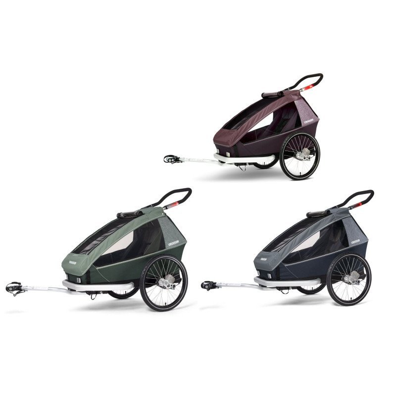 Vélo remorque Croozer Kid Vaaya 1 - graphite blue