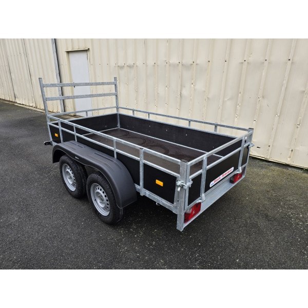 Remorque pour bois de chauffage 2m25x1m31 750kg 2 essieu – Image 3