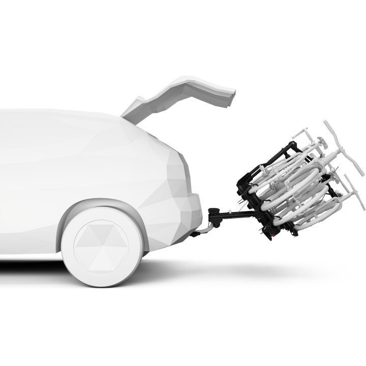 Porte vélo sur attelage Thule EasyFold 3 3 Vélos – Image 3